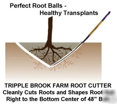 Tbf root cutter- dig move spade transplant trees shrubs