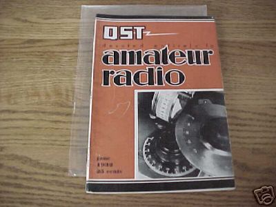 Vintage 1932 qst magazine published by arrl, june issue