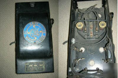 Vintage electrical panel canadian general electric ge