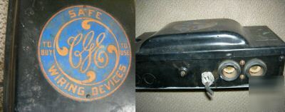 Vintage electrical panel canadian general electric ge