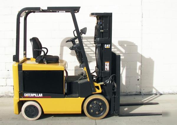 03' cat 5000 lb 36V electric forklift caterpillar 5,000