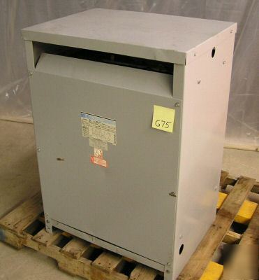 112.5 kva 480 delta to 208Y/120 3 phase transformer