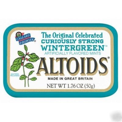 Altoids wintergreen mints 12 tins 1.76OZ each