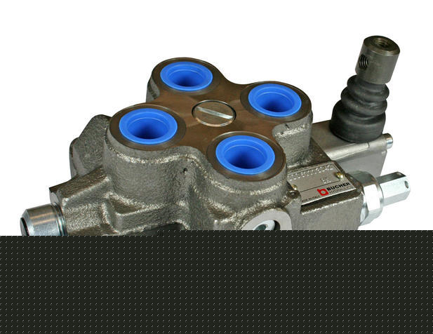 Bucher hydraulic 1 bank lever valve 45 l/min 1/2