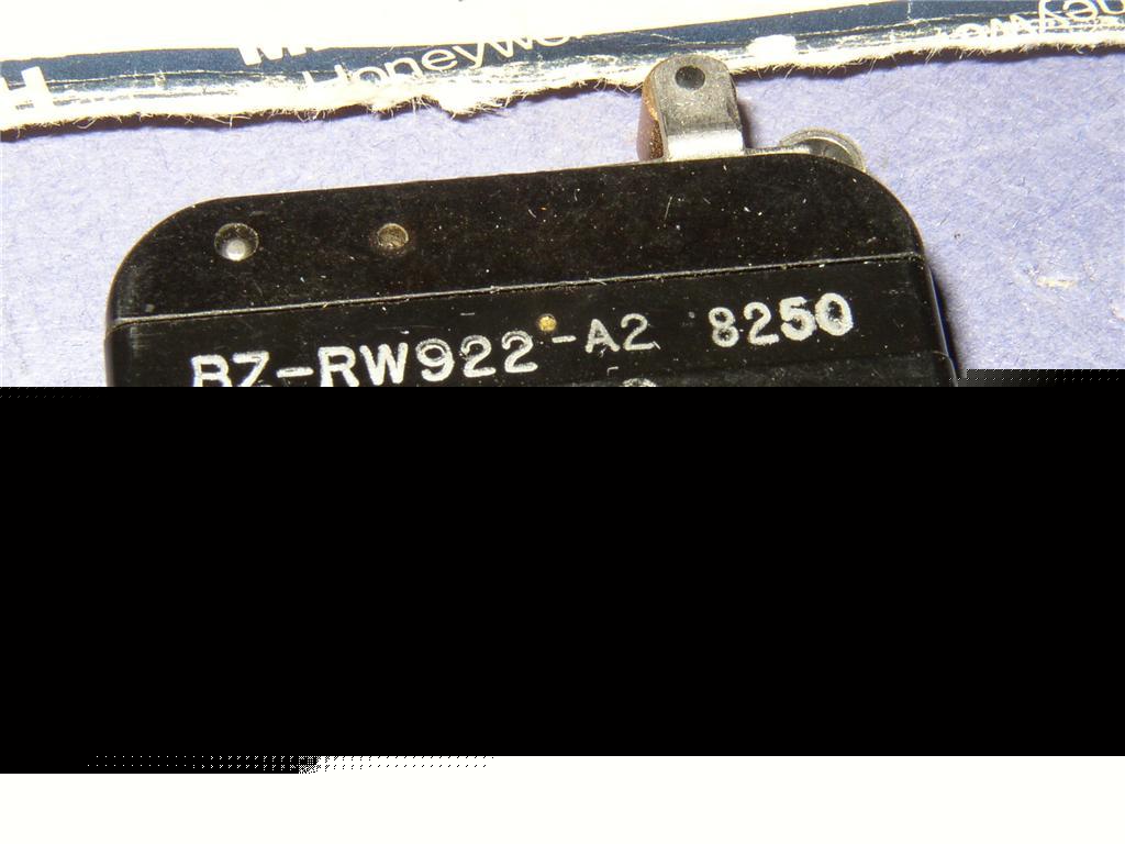Bz-RW922-A2 - honeywell s&c - snap action basic switch