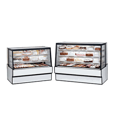 Federal SGR3648 display case, refrigerated, sloped glas