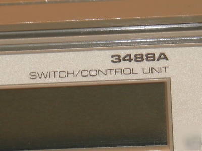 Hp 3488A switch/control unit with user manual & tested