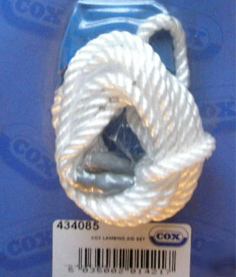 Lambing aid: cox white nylon lambing/pulling rope pouch