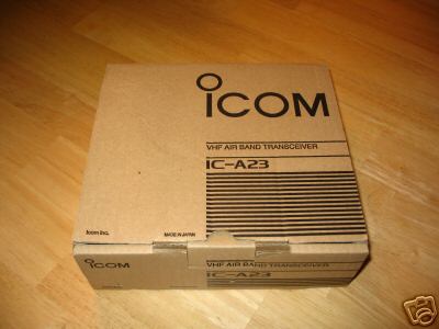 Like new icom ic-A23 vhf air band transceiver 