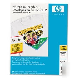 New hewlett-packard-paper - iron-on transfers - lett...