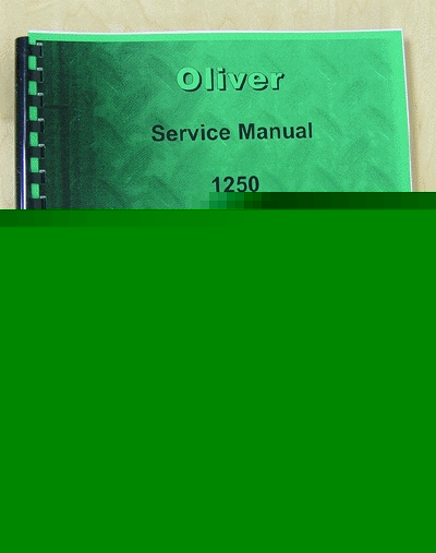 Oliver 1250 service manual (ol-s-1250)