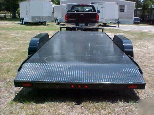 New 20' trailer, 7200 lbs car, tractor 