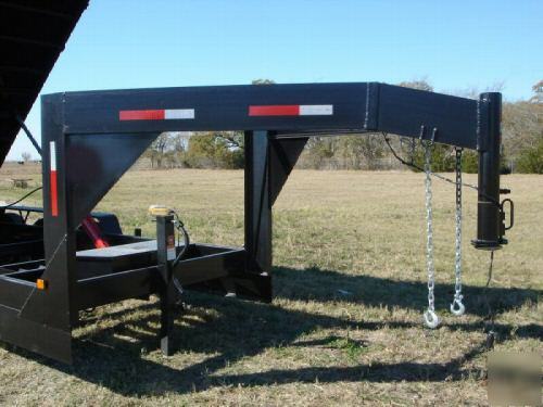 New 7X20 texas pride gooseneck dump trailer, 21K gvwr 