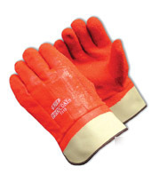 New pip procoat hi-vis orange pvc work glove 