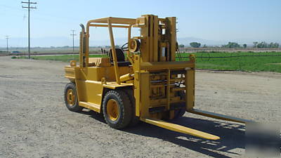 15000 lb diesel forklift, model acp-150---72 in forks