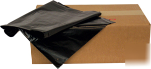 55 gallon 1.5 mil low density can liner / trash bags