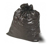 55 gallon 1.5 mil low density can liner / trash bags