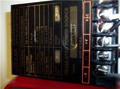 Aak corp regulated power source model CM5-5MT