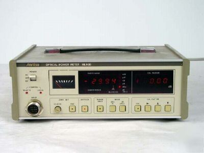 Anritsu ML93B optical power meter 5 day r & r