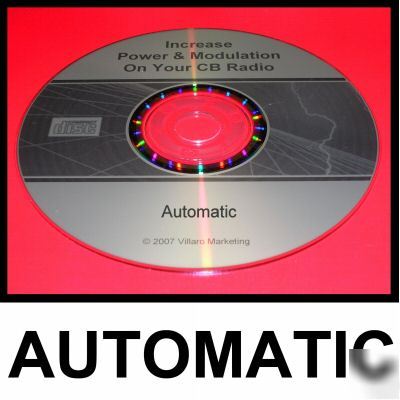 Automatic cb radio mod mods modification modifications