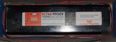 Ballast ultra-miser electronic instant start ballast