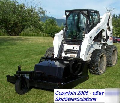 Brush field mower bobcat skidsteer skid steer bush hog