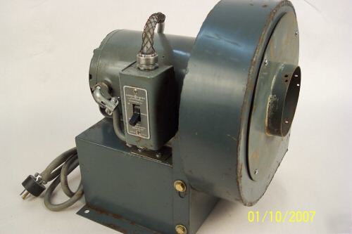 Dayton dust collector radial blade blower 1/3 hp