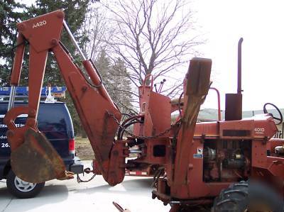 Ditch witch 4010 dd 4 wheel steer with trailer 