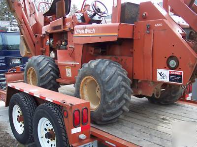 Ditch witch 4010 dd 4 wheel steer with trailer 