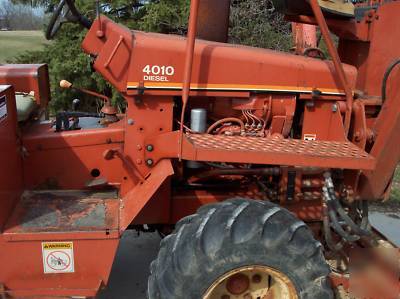 Ditch witch 4010 dd 4 wheel steer with trailer 