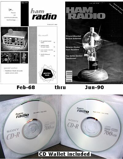 Ham radio magazine cd set 02/1968-06/1990