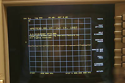 Hp agilent 8753D network analyzer 006 6GHZ calibrated