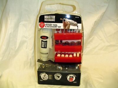 New master mechanic 122 peice rotary tool set 