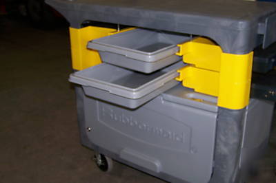 New rubbermaid 2 shelf trades cart ( ) model 6180-88