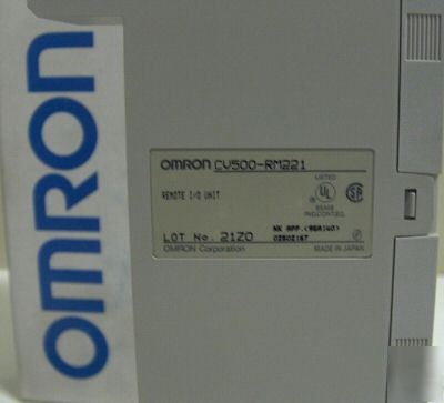 Omron remote i/o unit CV500-RM221 master remote