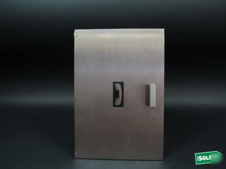 Stainless steel elevator emergency phone box
