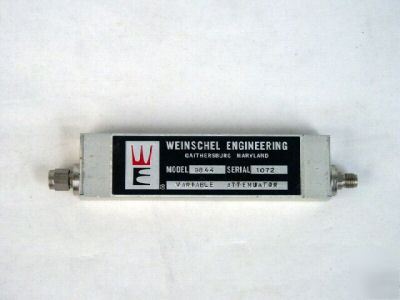 Weinschel 9844 variable attenuator five days ror