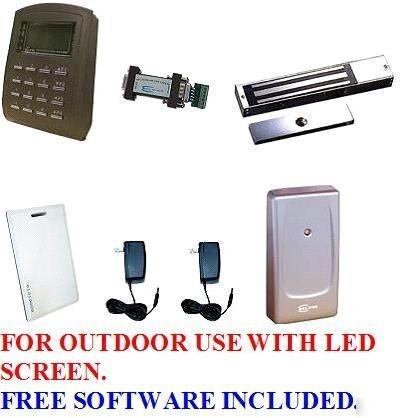1 door access control kit with 300LB lock and software