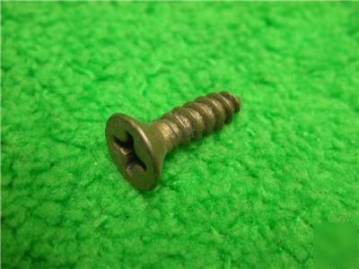 1000 antique brass flat phillips wood screw #6 x 1/2