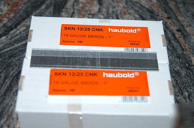 10K haubold skn 12/25 cnk 18 gauge brad nails 1