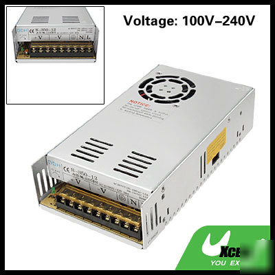 12V 30A single output switch switching power supply