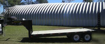 7X20 14K equipment trailer gooseneck. we build them 