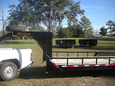 7X20 14K equipment trailer gooseneck. we build them 
