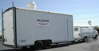 A#1 mobile modular kosher commercial kitchen trailer 