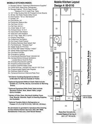 A#1 mobile modular kosher commercial kitchen trailer 