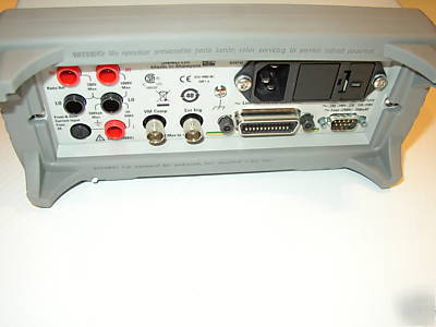 Agilent 34401A dmm w/ a fresh 17025 (A2LA) calibration