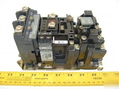 Allen bradley motor starter size 1 505-B0D 10HP 10 