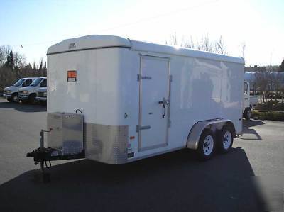 Clarke super dust control system * enclosed trailer *