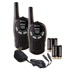 Cobra pr-165/2VP gmrs/frs 2-way radio value pack with 6