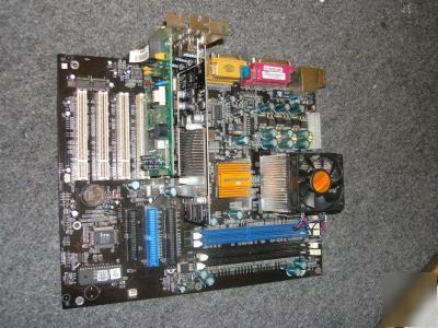 Computer for cnc mill amd 1800 cpu, mobo, video